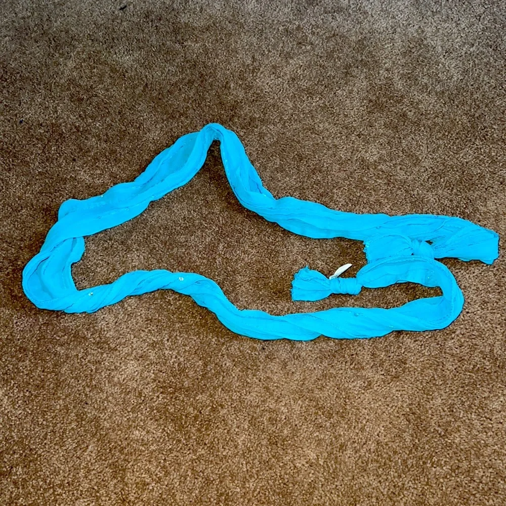 Girls blue belt size 7-16